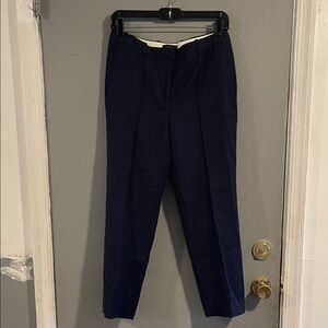 J. Crew Women's Navy Wool Blend Trousers‎ Size 2